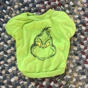 Grinch pet shirt